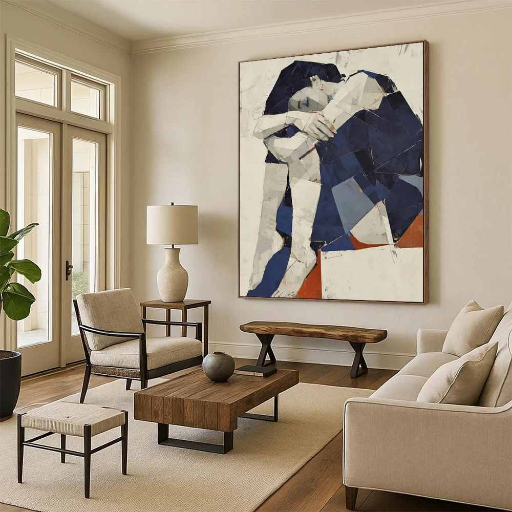 Figure Original Sellers Abstract White Abstract Artwork 598KL